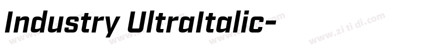 Industry UltraItalic字体转换 Industry UltraItalic字体转换
